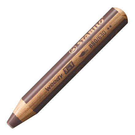 Stabilo - Woody 3 in 1 Pencil - Brown