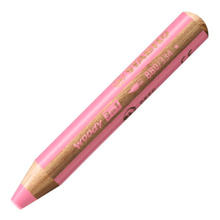 Stabilo - Woody 3 in 1 Pencil - Pink