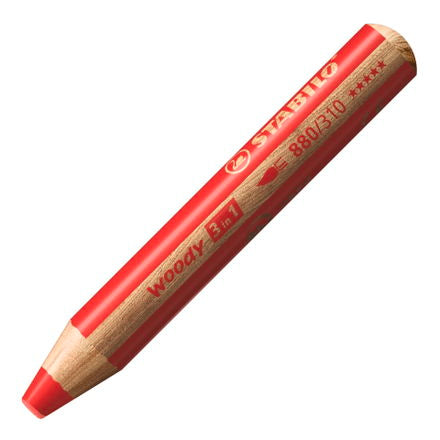 Stabilo - Woody 3 in 1 Pencil - Red