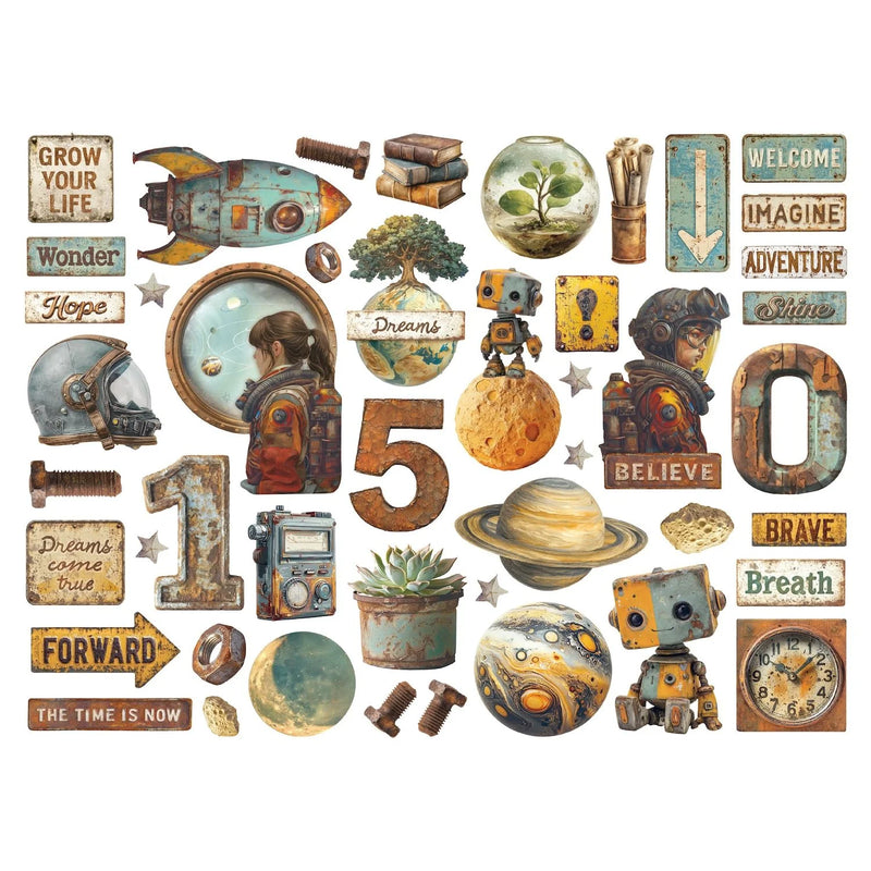 Stamperia - A New Beginning - Assorted Die Cuts