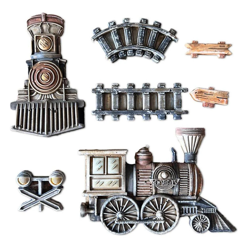 Stamperia - Art of Travelling Collection - Moulds - Train