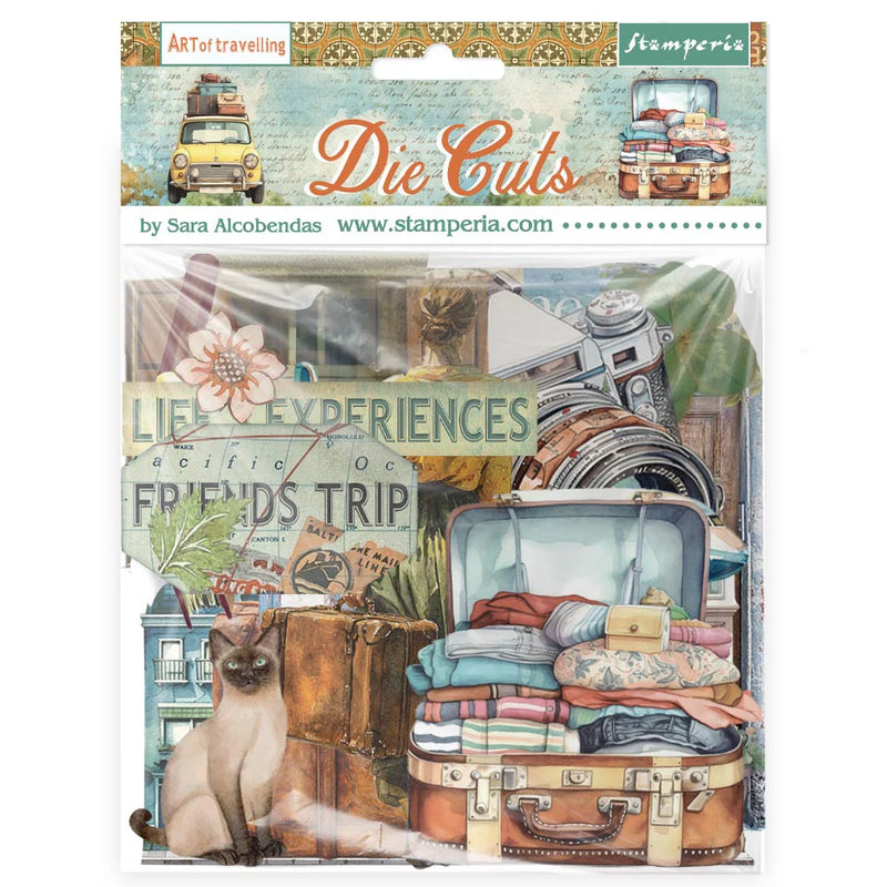 Stamperia - Art of Travelling - Assorted Die Cuts