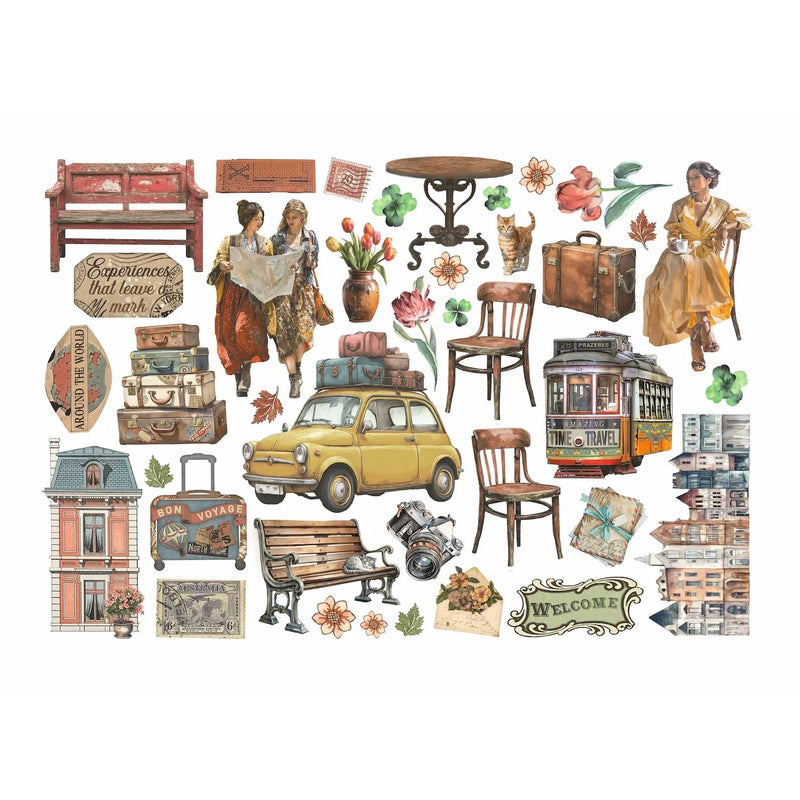 Stamperia - Art of Travelling - Ephemera