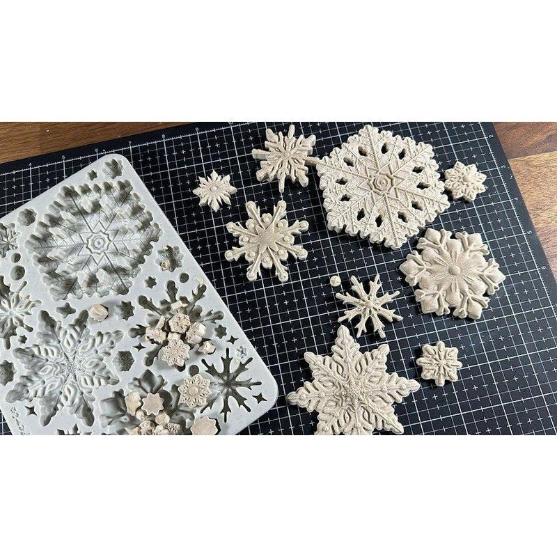 Stamperia - Dewdrops Collection - Moulds - Snowflakes