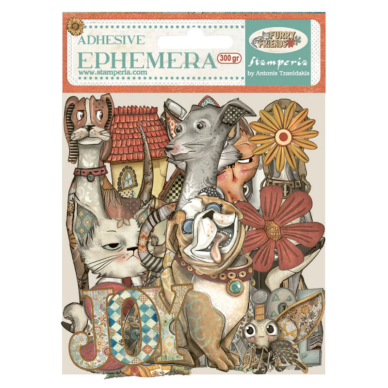 Stamperia - Furry Friends - Ephemera
