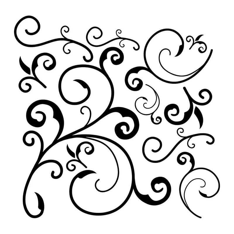 The Crafter's Workshop - 6x6 Stencil - Capricious