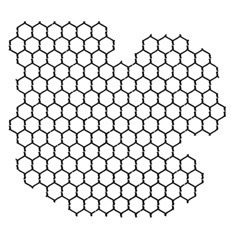 The Crafter's Workshop - 6x6 Stencil - Chickenwire Reversed