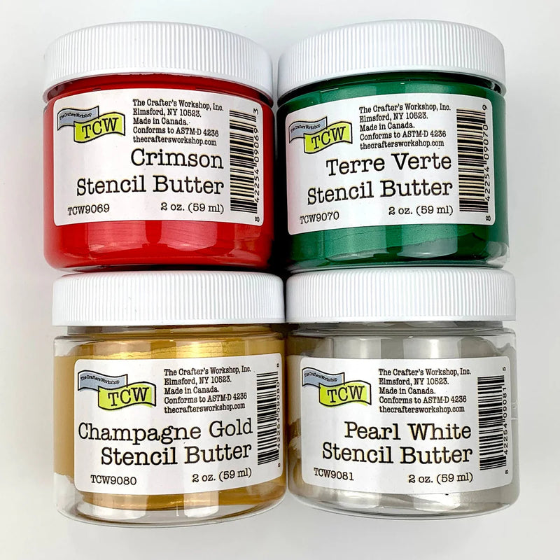 The Crafter's Workshop - Stencil Butter - 4-pack Holiday