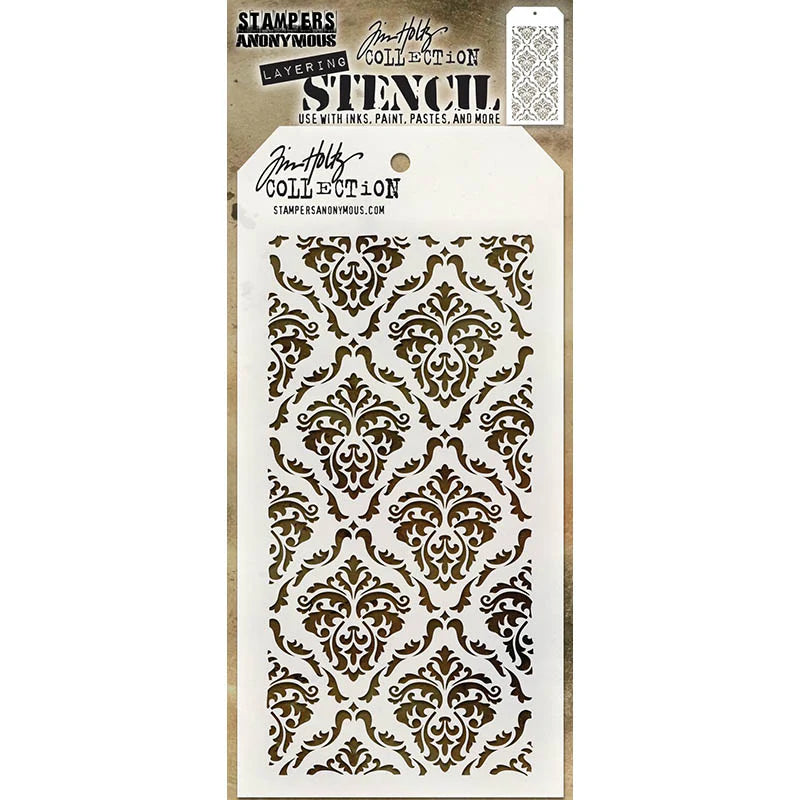 Stampers Anonymous - Tim Holtz - Layering Stencil - Gothic