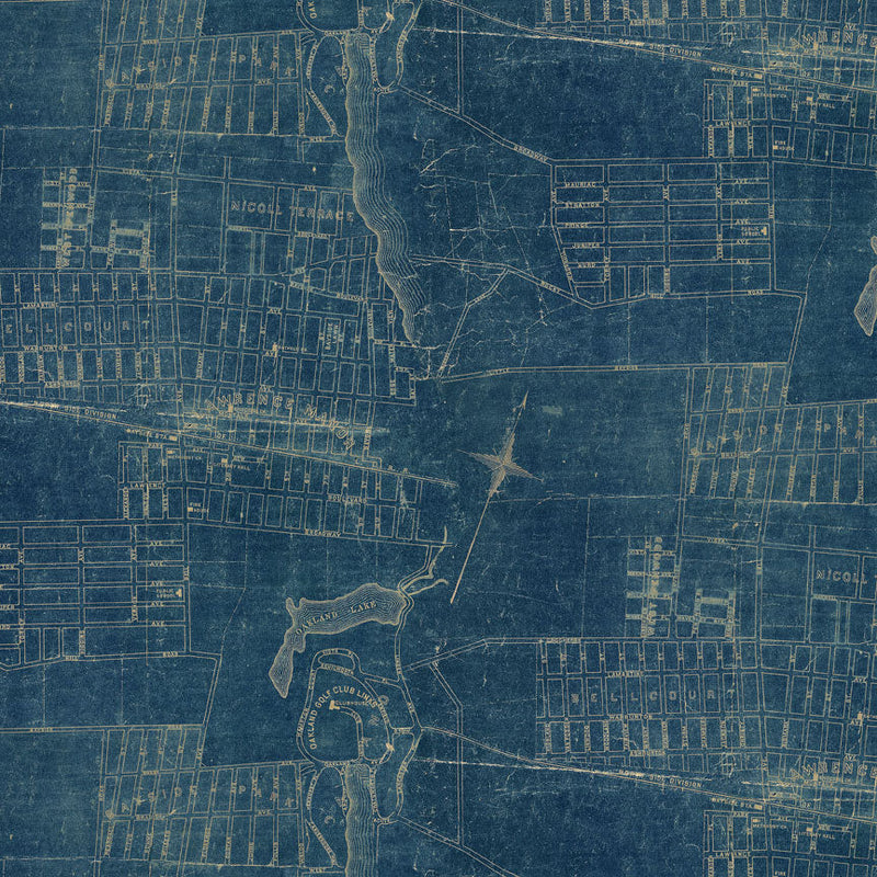Tim Holtz - Idea-ology - Palette Collection - 8 x 8 Paper Pack - Blue