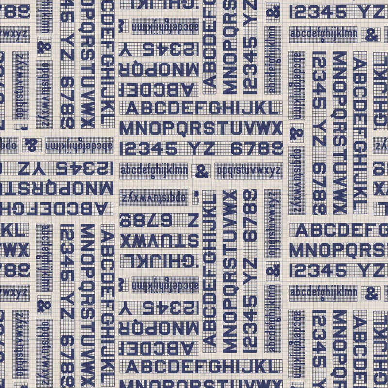 Tim Holtz - Idea-ology - Palette Collection - 8 x 8 Paper Pack - Indigo
