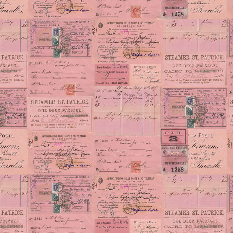Tim Holtz - Idea-ology - Palette Collection - 8 x 8 Paper Pack - Pink