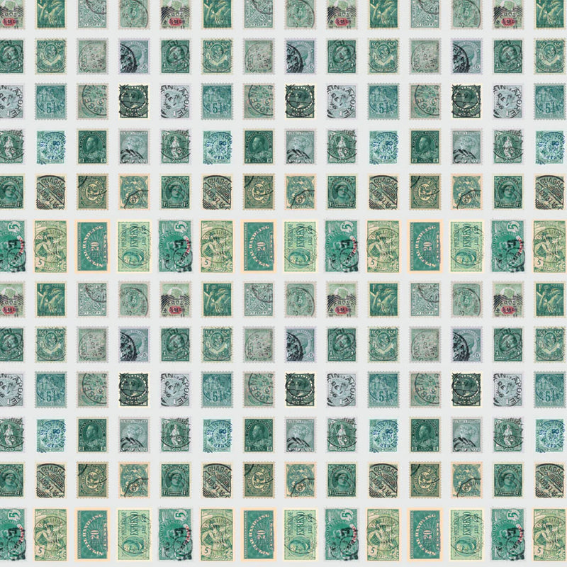 Tim Holtz - Idea-ology - Palette Collection - 8 x 8 Paper Pack - Teal