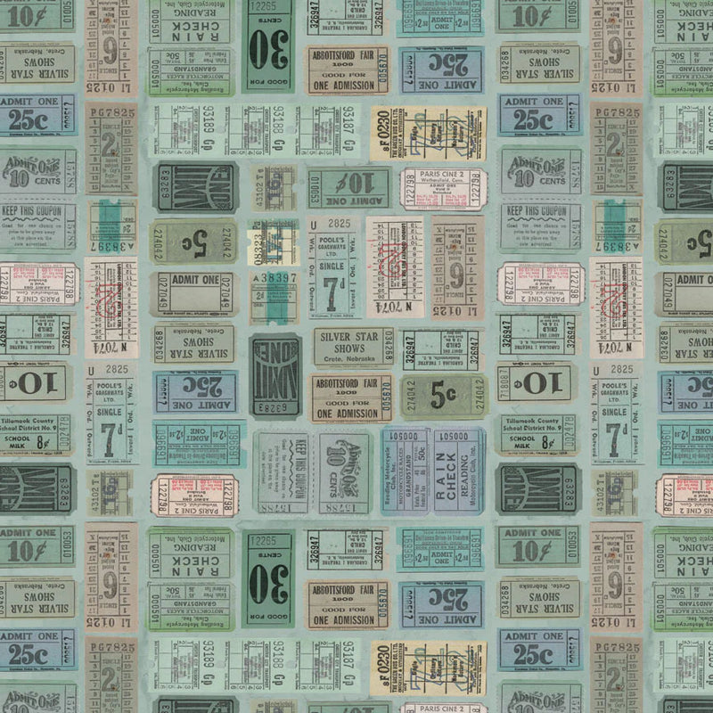 Tim Holtz - Idea-ology - Palette Collection - 8 x 8 Paper Pack - Teal