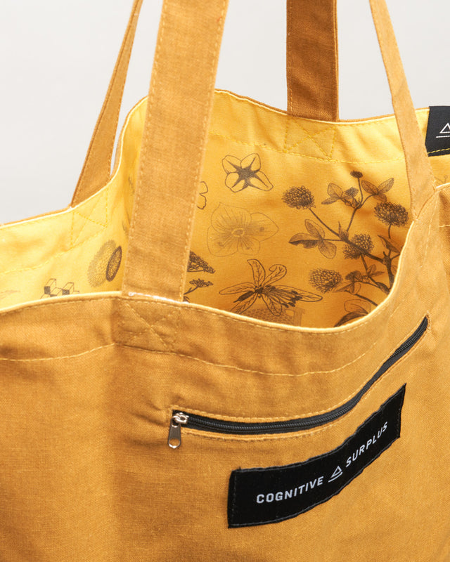 Cognitive Surplus - Honey Bee Canvas Shoulder Tote