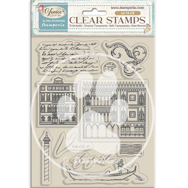 Stamperia - Venice City of Art - Acrylic Stamps - Elements