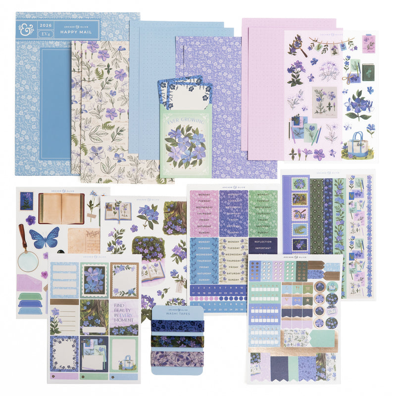 Archer and Olive - Wild Periwinkle Themed Kit