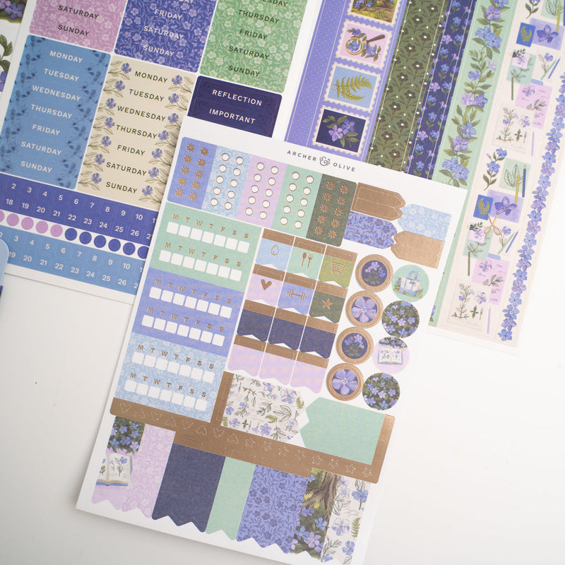 Archer and Olive - Wild Periwinkle Themed Kit