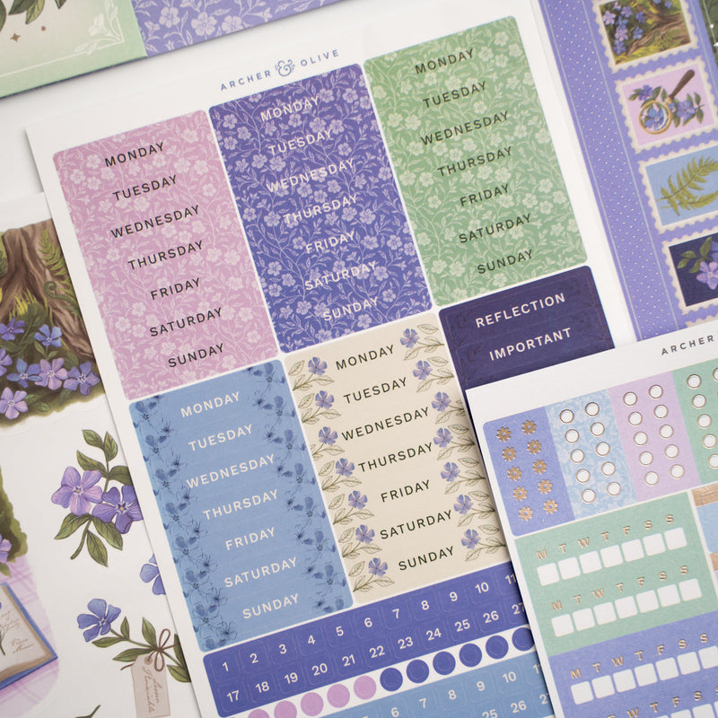 Archer and Olive - Wild Periwinkle Themed Kit