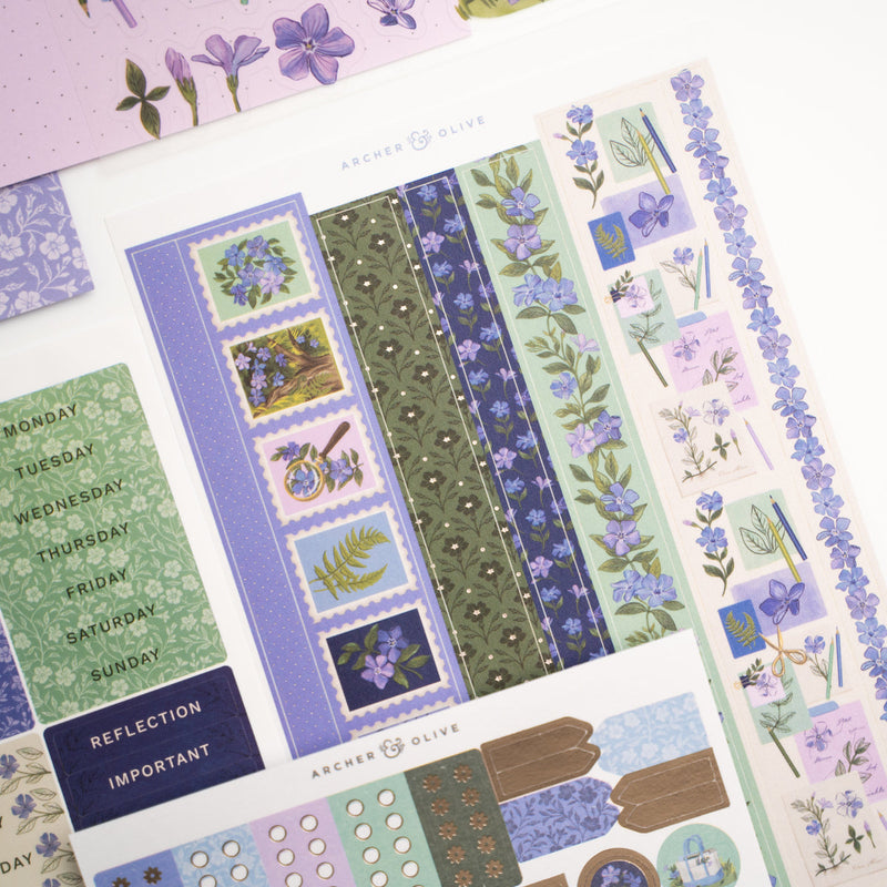 Archer and Olive - Wild Periwinkle Themed Kit