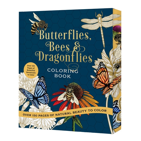 Chartwell Books - Butterflies, Bees & Dragonflies Coloring Book