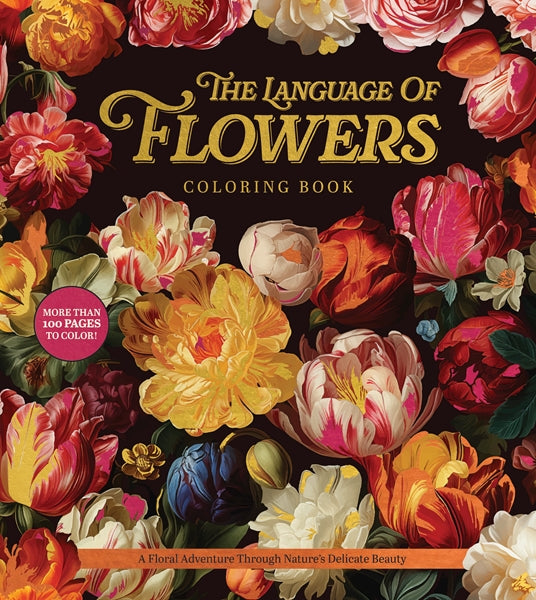 Chartwell Books - The Language of Flowers Coloring Book