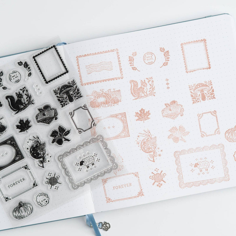 Archer and Olive - Quiet Corners Acrylic Stamp Set