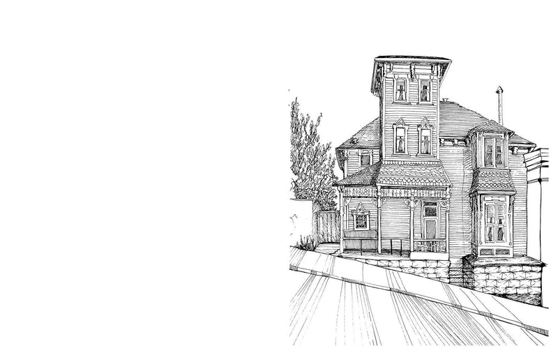 Shirley Salzman - Victorian Buildings of the American West: A Coloring Book