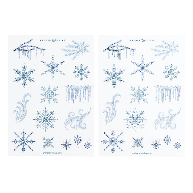 Archer and Olive - Frosted Storybook Sticker Set