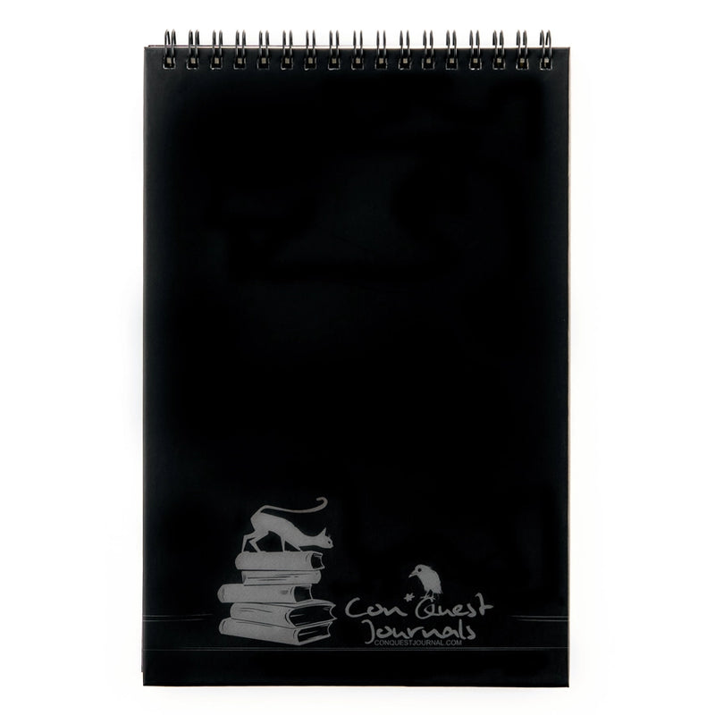 Conquest Journals - Waiting For the Night Top-Spiral Steno Notepad