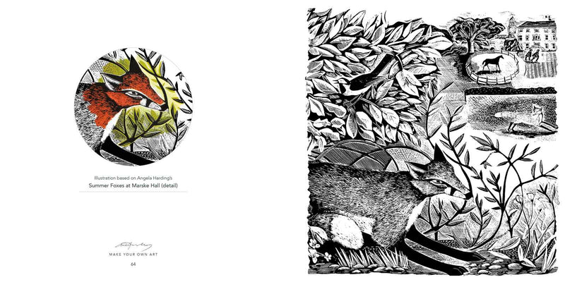 Angela Harding - Wildlife Colouring Book