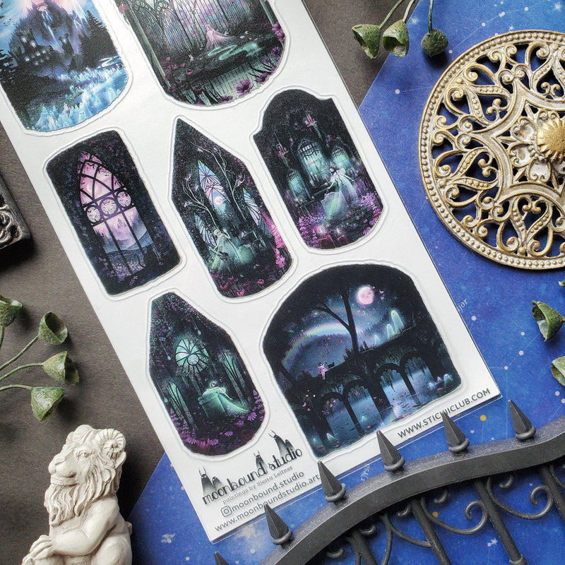 STICKII - Moonlit Haunted Mansion Sticker Sheet