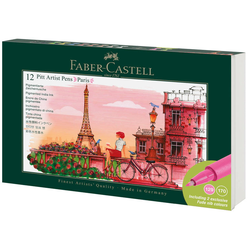 Faber-Castell - Pitt Artist Pen Limited Edition City Gift Set - Paris