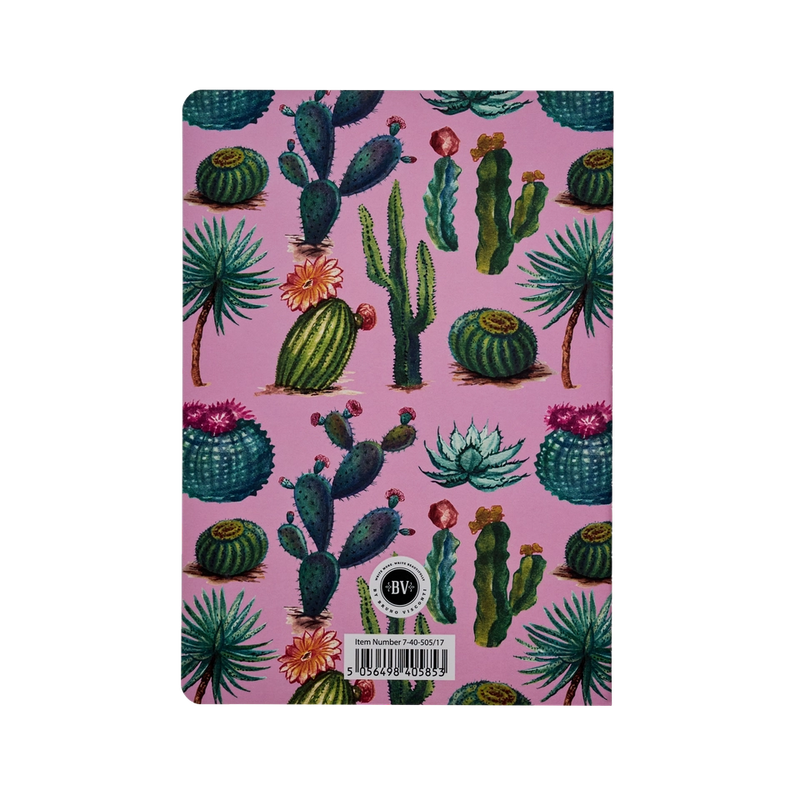 BV by Bruno Visconti - Cactus On Rose Notebook