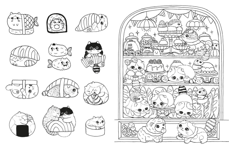 Lulu Mayo - A Million Kittens Coloring Book