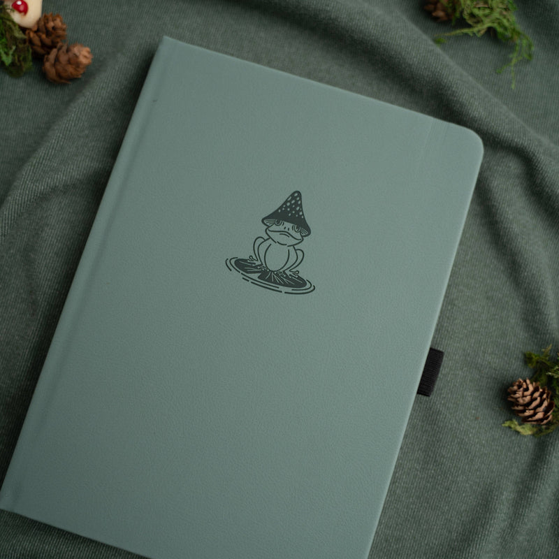 Archer and Olive - A5 Dot Grid Notebook - Frog