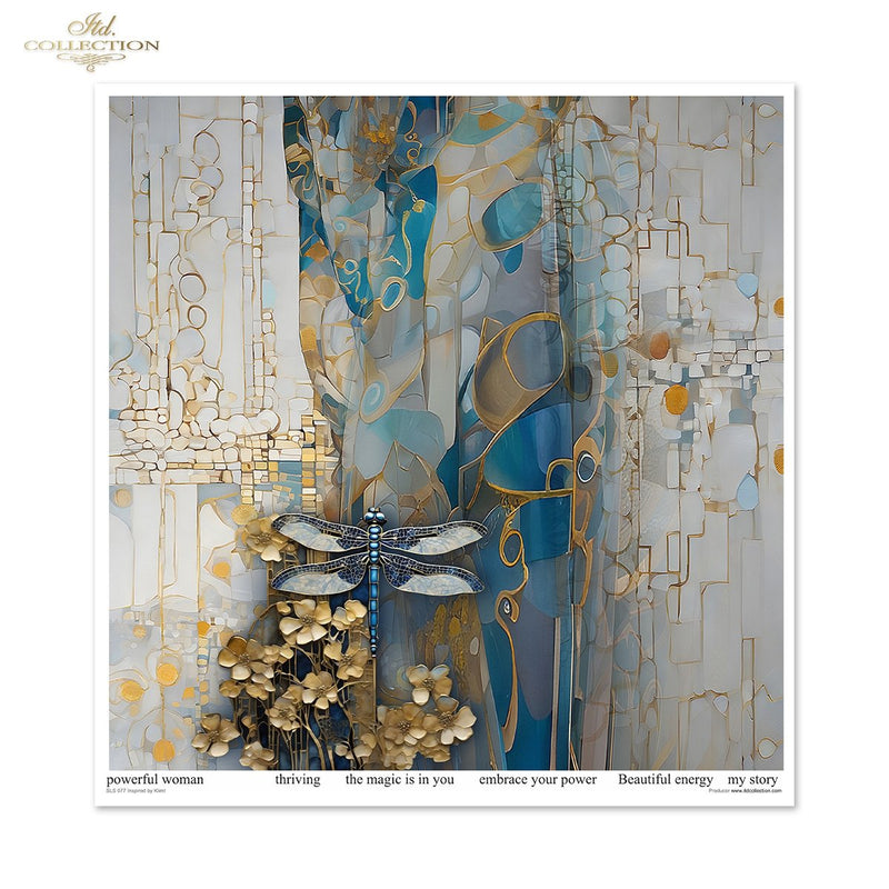 ITD Collection - Inspired by Klimt Scrapbooking Papers