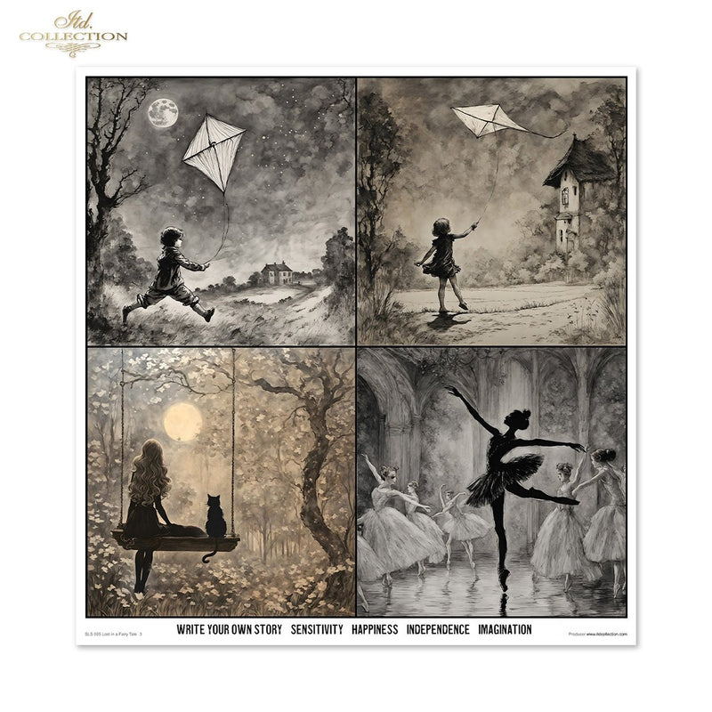 ITD Collection - Lost in a Fairy Tale Scrapbooking Papers