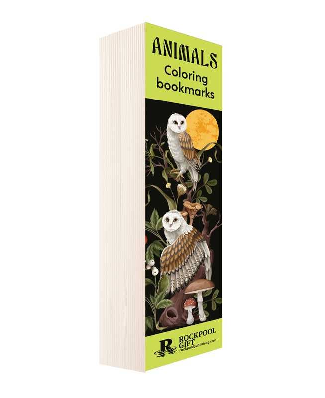 Rockpool Publishing - Animals Coloring Bookmarks