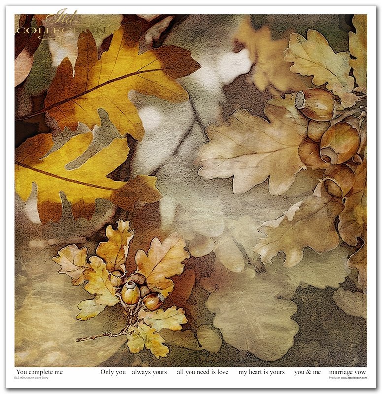 ITD Collection - Autumn Love Story Scrapbooking Papers