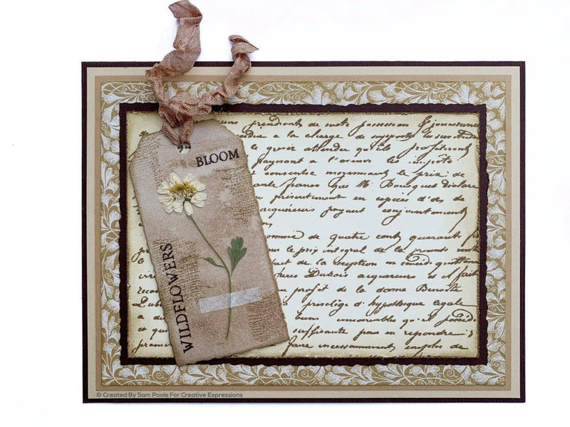Creative Expressions - Sam Poole Shabby Basics Tattered Tags Craft Die