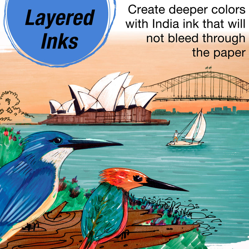 Faber-Castell - Pitt Artist Pen Limited Edition City Gift Set - Sydney