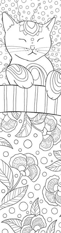 Rockpool Publishing - Cats Coloring Bookmarks