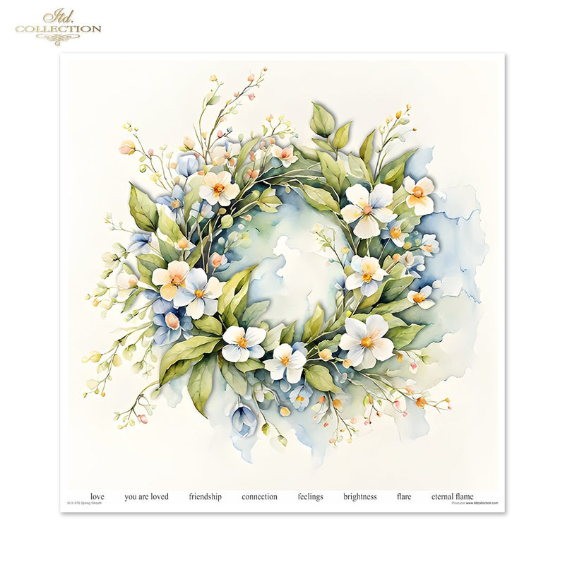 ITD Collection - Spring Wreath Scrapbooking Papers