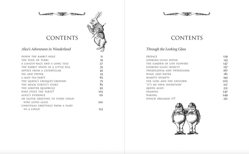 Arcturus Epic Classics - Alice's Adventures in Wonderland and Through the Looking Glass