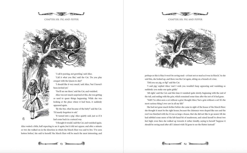 Arcturus Epic Classics - Alice's Adventures in Wonderland and Through the Looking Glass