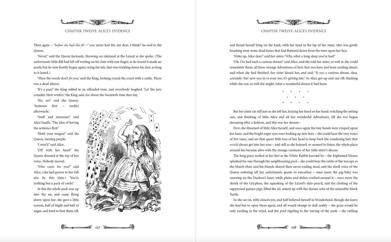 Arcturus Epic Classics - Alice's Adventures in Wonderland and Through the Looking Glass