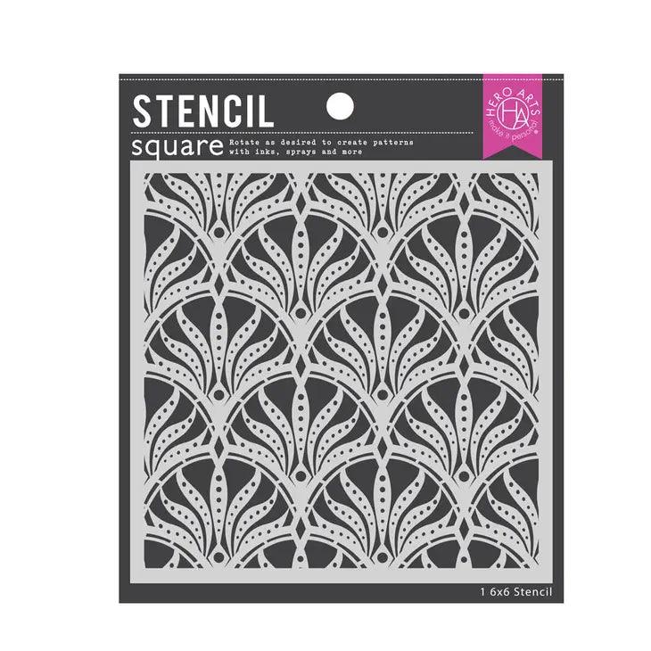 Art Deco Dancing Light Stencil - Root & Company