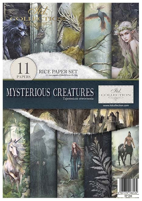 ITD Collection - Mysterious Creatures Rice Paper Set
