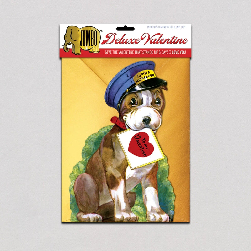 Laughing Elephant - Cupid's Messenger - Jumbo Deluxe Valentine